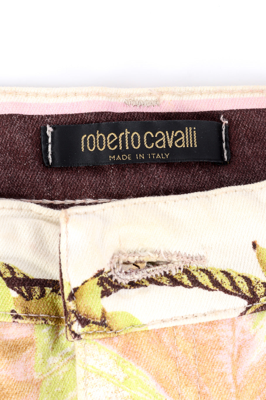 Palm print jeans by Roberto Cavalli label @recessla