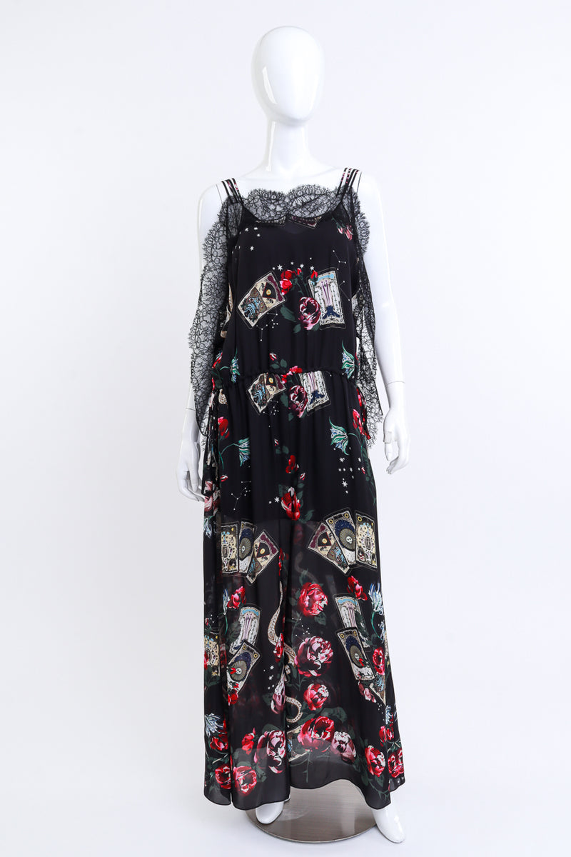 roberto cavalli slip dress Roberto Cavalli Mystic Garden Slip Dress – Recess