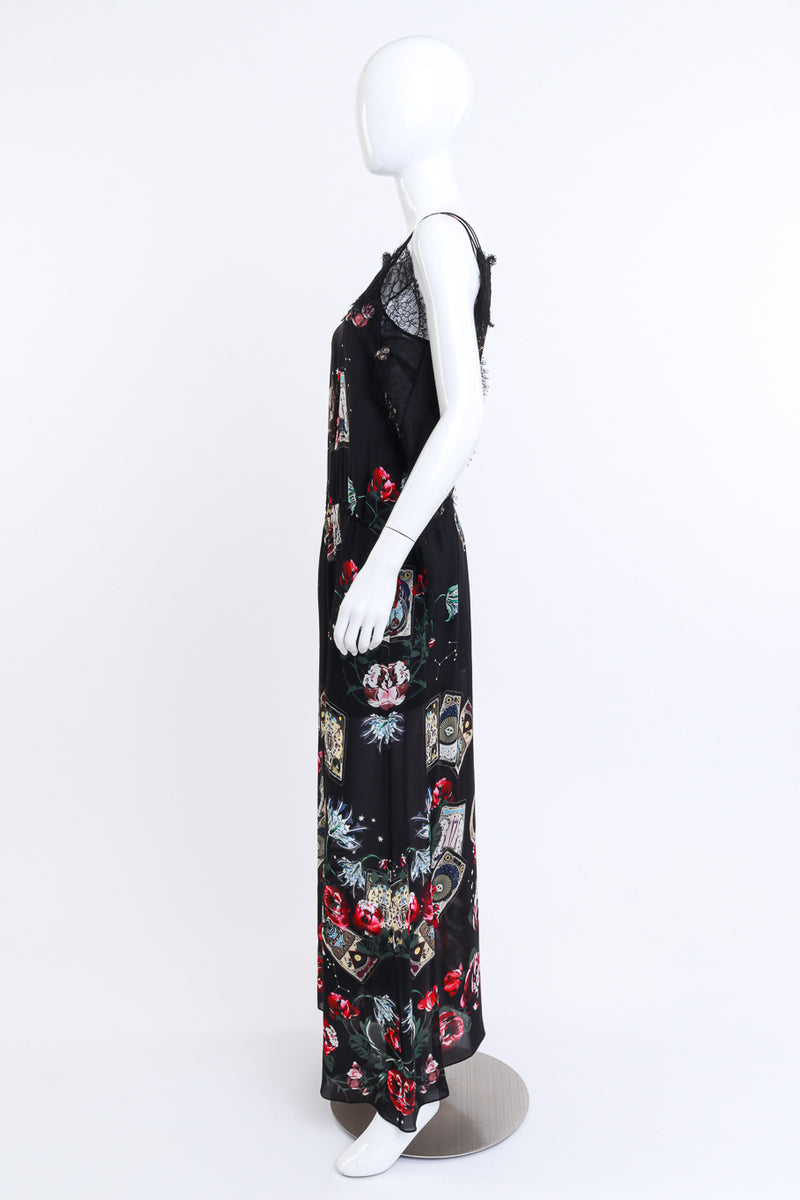 roberto cavalli slip dress Roberto Cavalli Mystic Garden Slip Dress – Recess