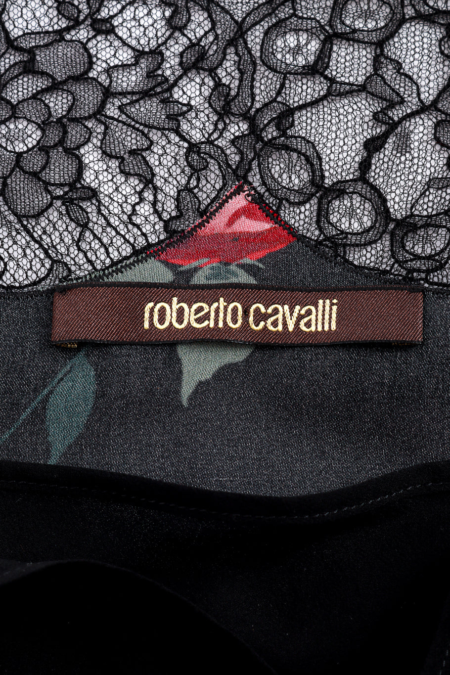 Roberto Cavalli Mystic Garden Slip Dress label @RCESS LA