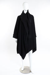 Vintage Romeo Gigli Nubby Wool Duster front on mannequin @recess la