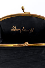 Vintage Harry Rosenfeld Quilted Medallion Shoulder Bag signature @recess la