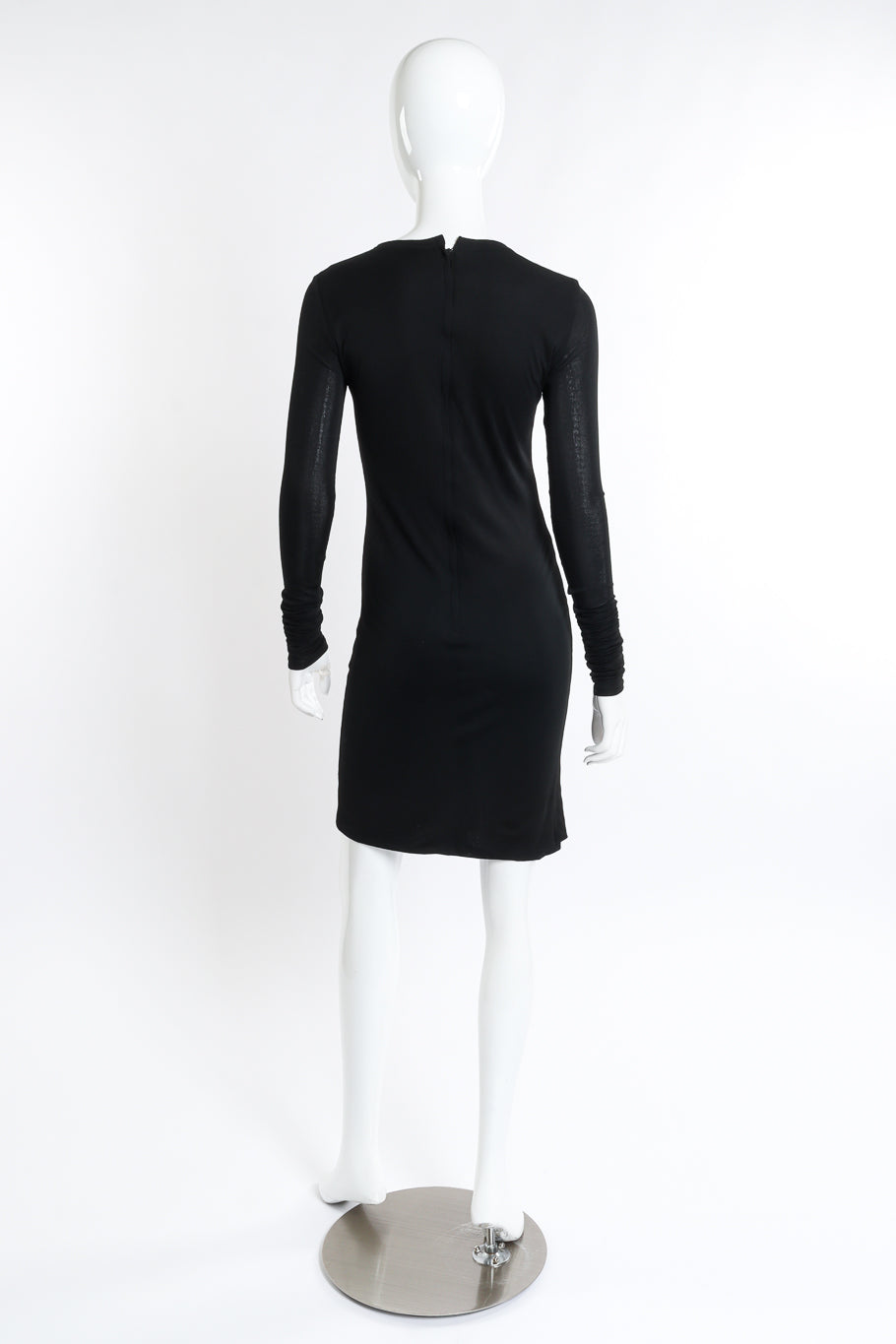 Vintage Rudi Gernreich Extra Long Sleeve Dress back on mannequin @recess la