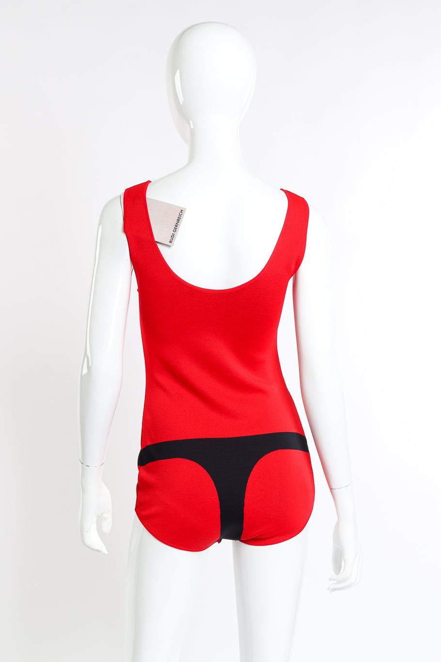 Rudi Gernreich Bikini Knit Bodysuit back on mannequin @recess la