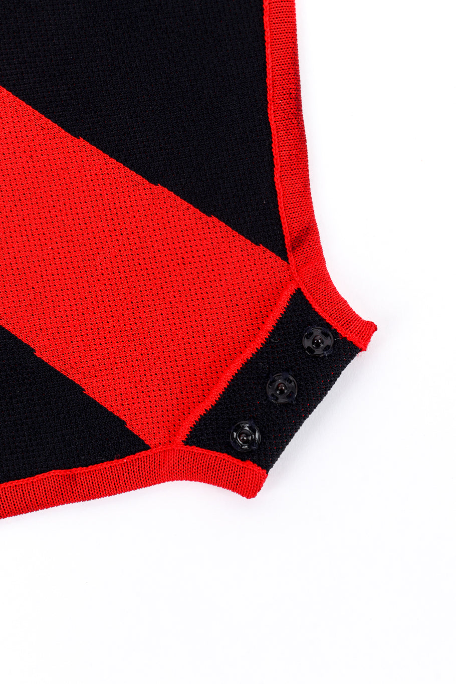 Rudi Gernreich Bikini Knit Bodysuit button closure closeup @recess la