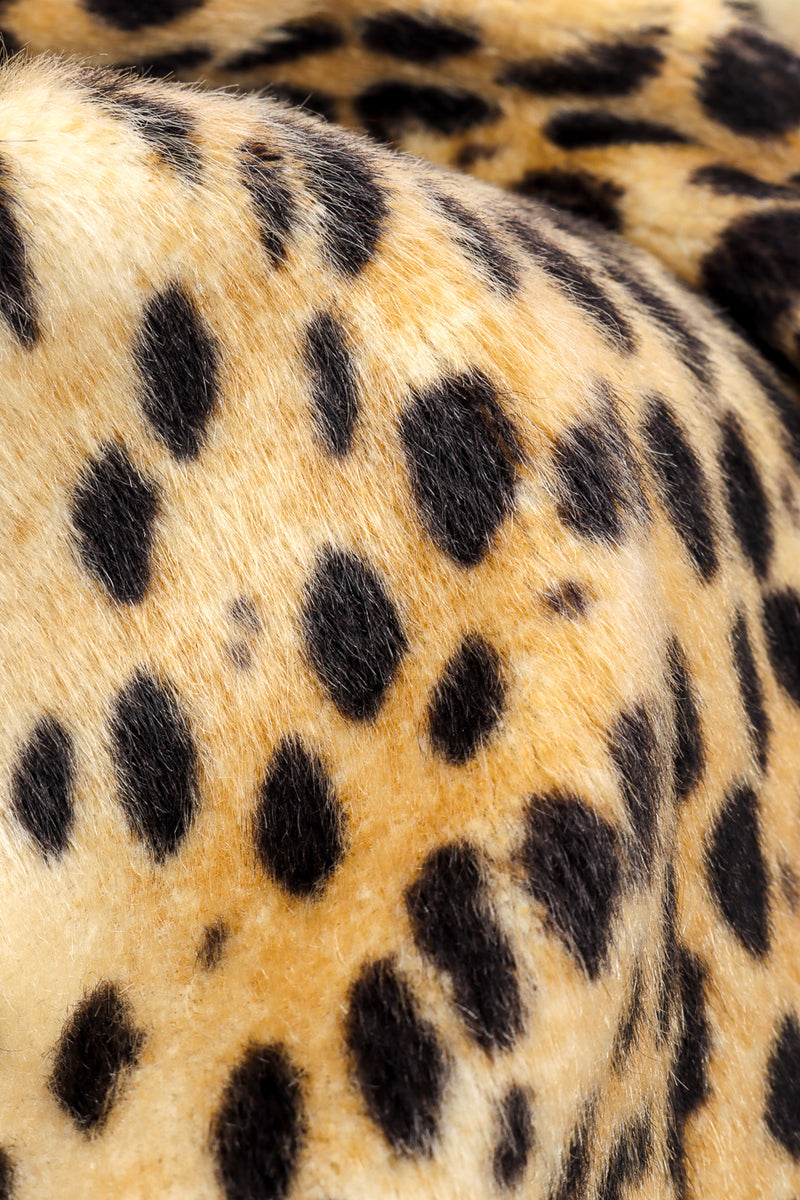 Cheetah Print Fur Coat by Russel Tayler fur close @recessla