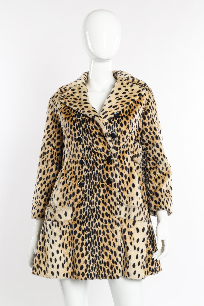 Cheetah Print Fur Coat by Russel Tayler on mannequin @recessla