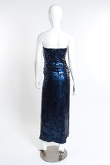 Sequin Bow Evening Gown Scassi Boutique back mannequin @RECESS LA