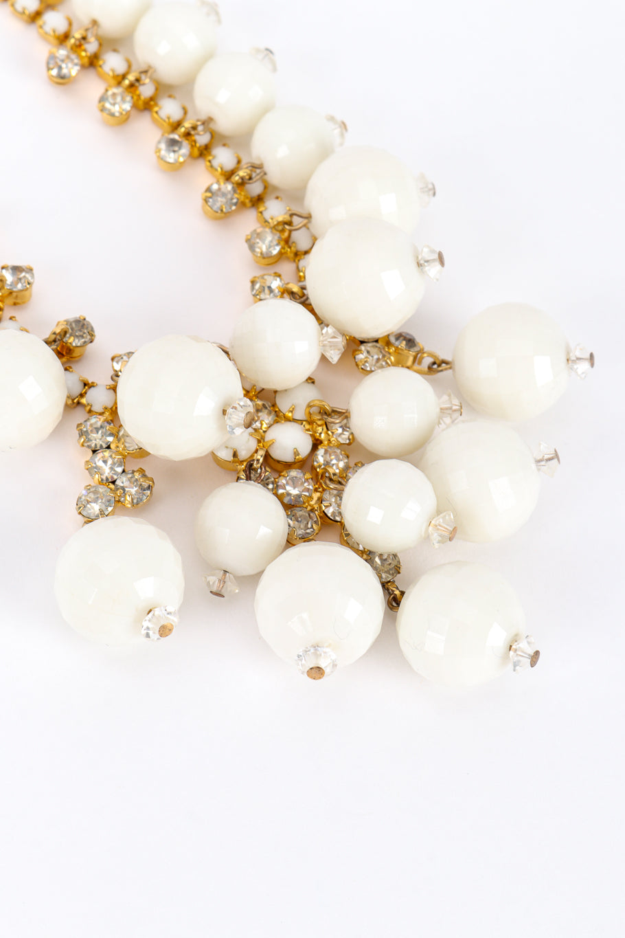 Vintage Disco Ball Cluster Necklace & Earring Set necklace ball cluster closeup @recess la