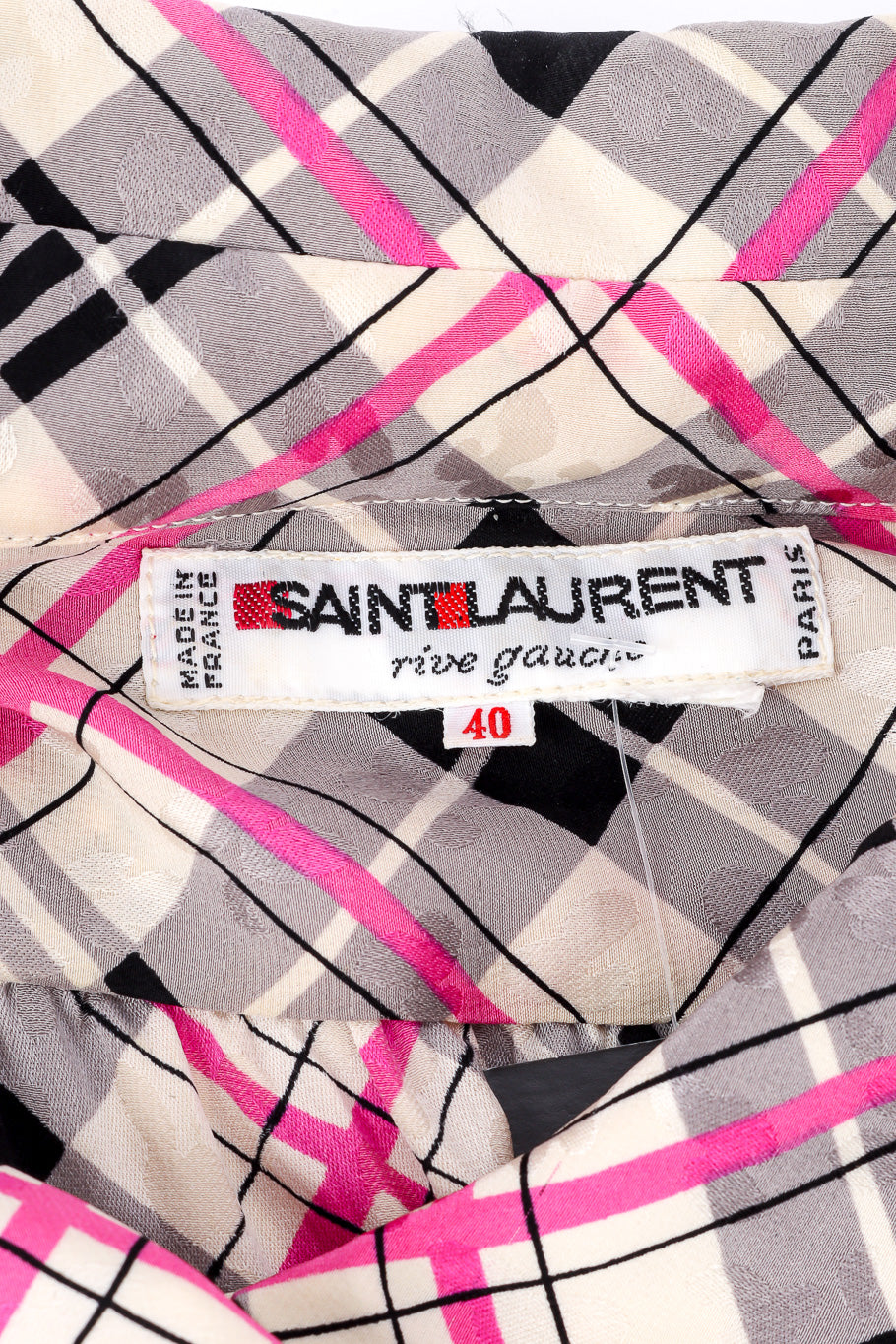 Silk dress by Saint Laurent label @recessla