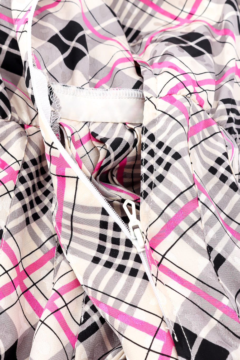 Silk dress by Saint Laurent zipper @recessla