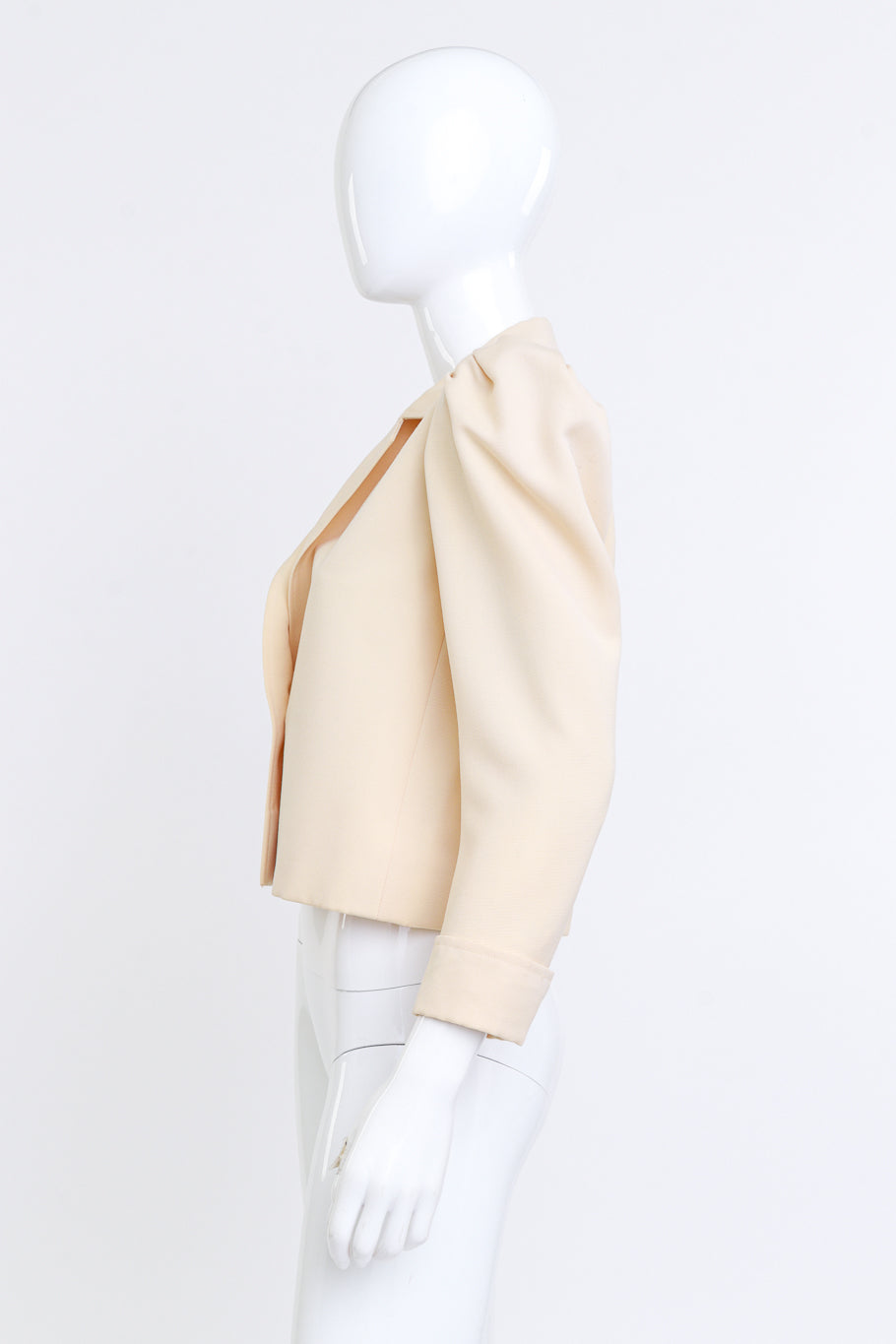 Yves Saint Laurent Puff Sleeve Cropped Blazer @RECESS LA