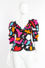 1983 S/S "Hommage A Matisse" Blouse by Saint Laurent on mannequin @recessla