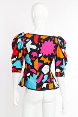 1983 S/S "Hommage A Matisse" Blouse by Saint Laurent on mannequin back @recessla