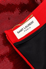 Saint Laurent Sequin Mini Skirt signature label @recessla