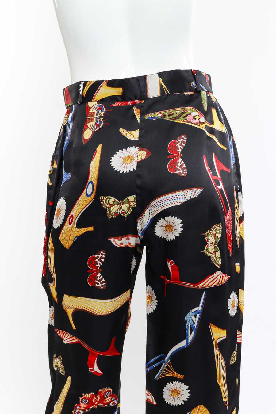 Vintage Salvatore Ferragamo Summer Heels Pants – Recess Vintage Salvatore Ferragamo Summer Heels Pants – Recess