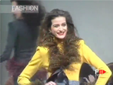 Vintage Patrick Kelly boa on model on '87 runway @recess la