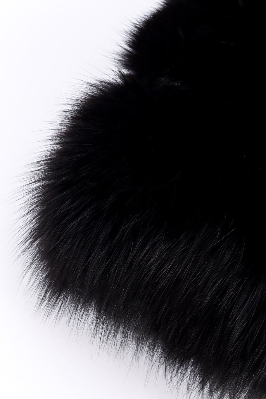 Vintage fox fur stole fur close @recessla
