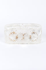 Vintage Diamond Cut Lucite Box Bag bottom @recessla