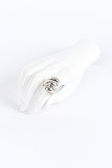 Sterling Silver Twisted Dome Ring mannequin @RECESS LA