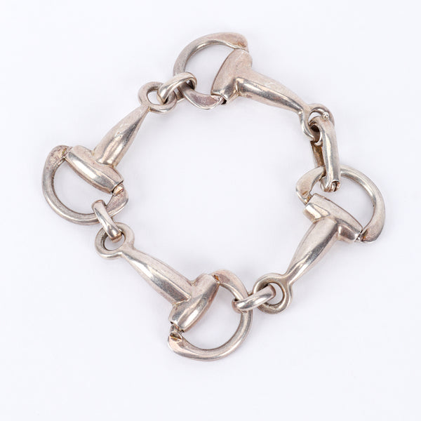 Vintage Taxco Sterling Silver Horsebit Bracelet – Recess