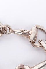 Vintage Taxco Sterling Silver Horsebit Bracelet stamp @RECESS LA