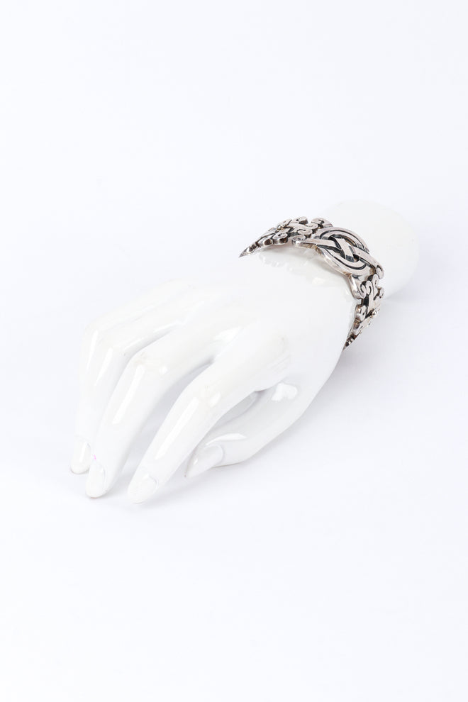 Taxco Sterling Silver Celtic Knot Link Bracelet mannequin @RECESS LA