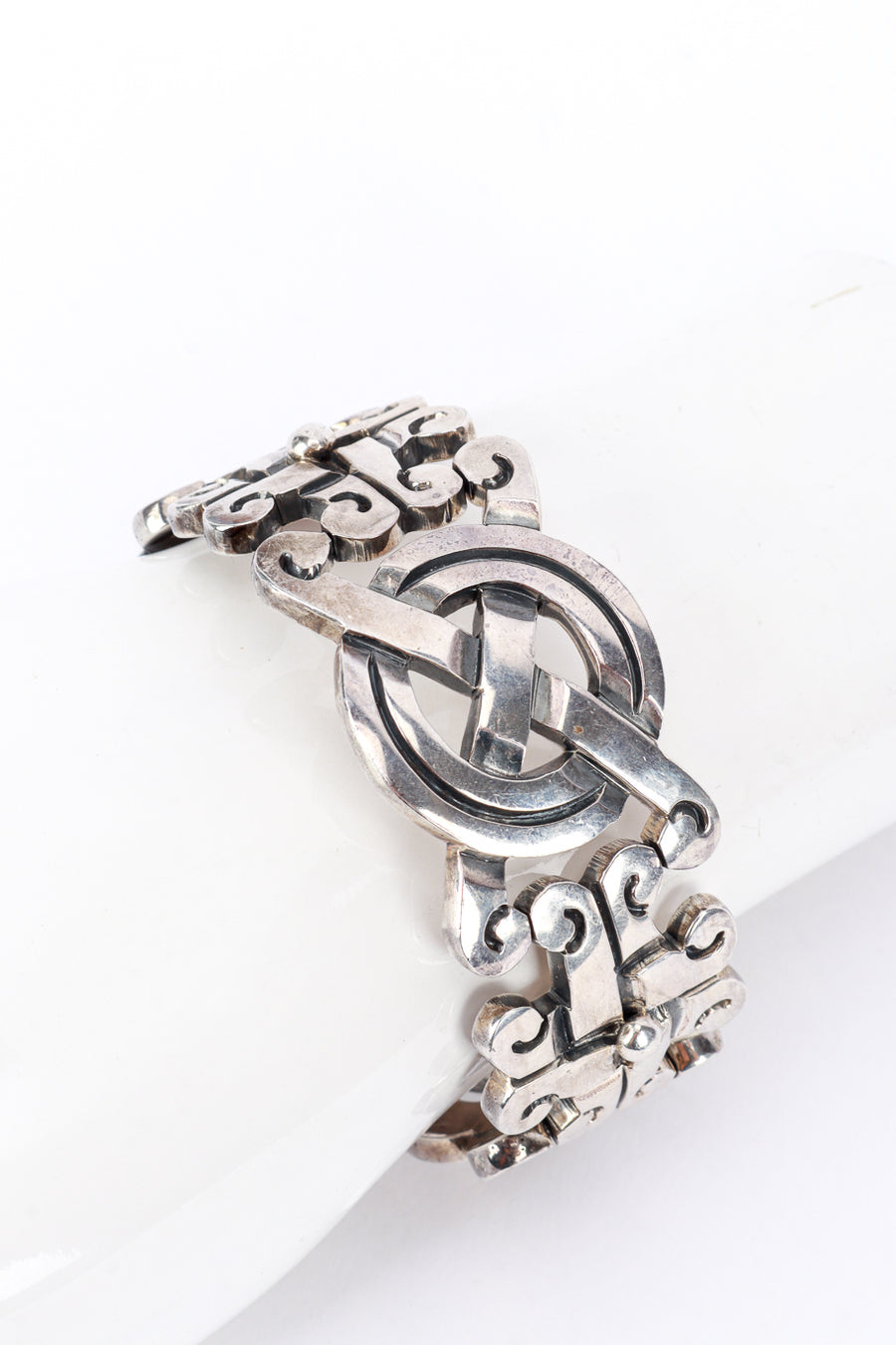 Vintage Taxco Sterling Silver Celtic Knot Link Bracelet – Recess