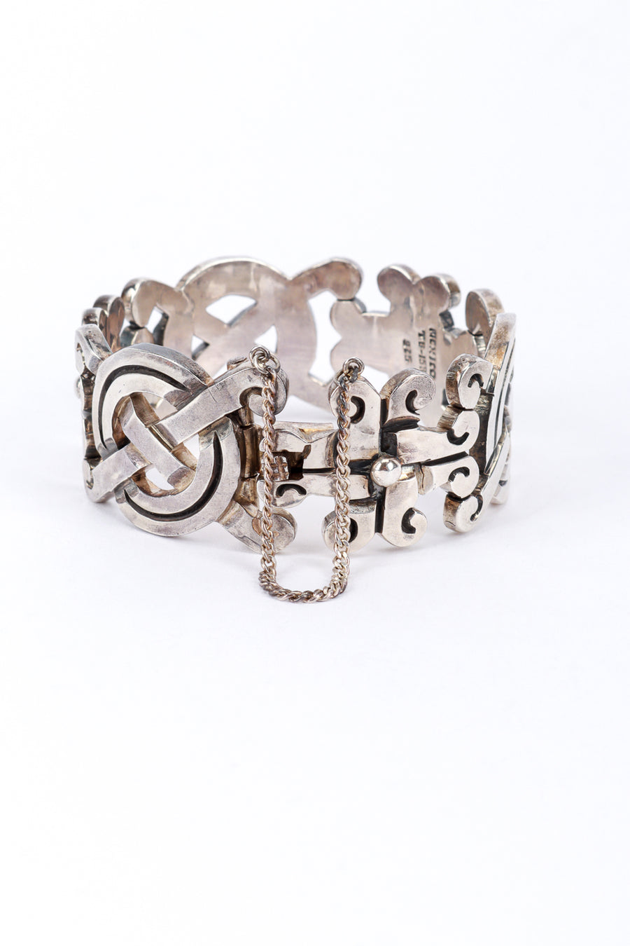 Vintage Taxco Sterling Silver Celtic Knot Link Bracelet – Recess