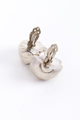 Patricia Von Musulin Sterling Silver Seashell Earrings open @RECESS LA