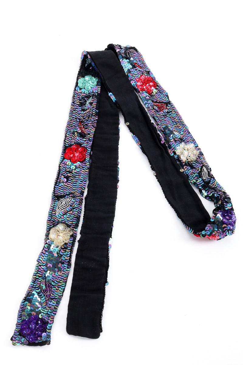 Vintage Sister Max Sequin Flower Duster belt @recess la