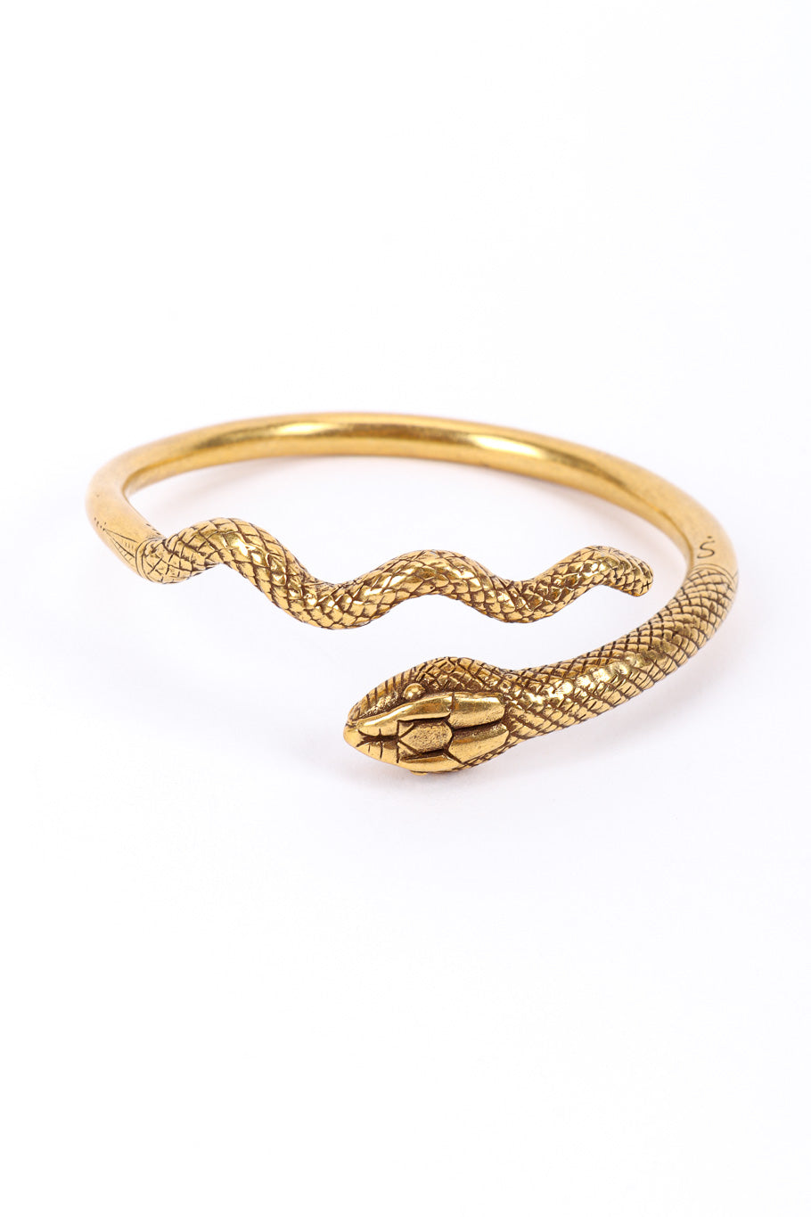 Metropolitan Museum of Art Serpent Spiral Bracelet front view @recessla