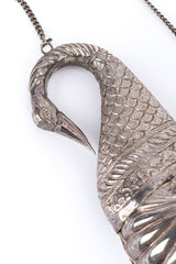 Vintage Silver Swan Minaudière detail @RECESS LA