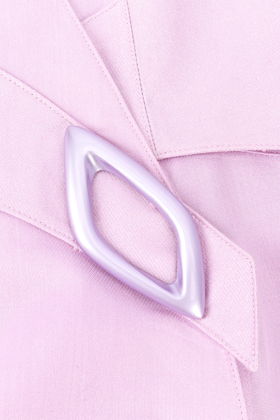 Lilac wrap dress by Thierry Mugler buckle @recessla