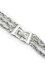 Vintage Trifari Layered Chandelier Pendant Necklace clasp @recess la