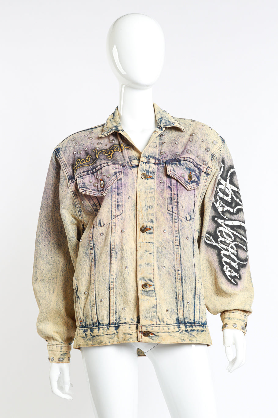 Vintage Tony Alamo Las Vegas Strip Jacket front on mannequin @recess la