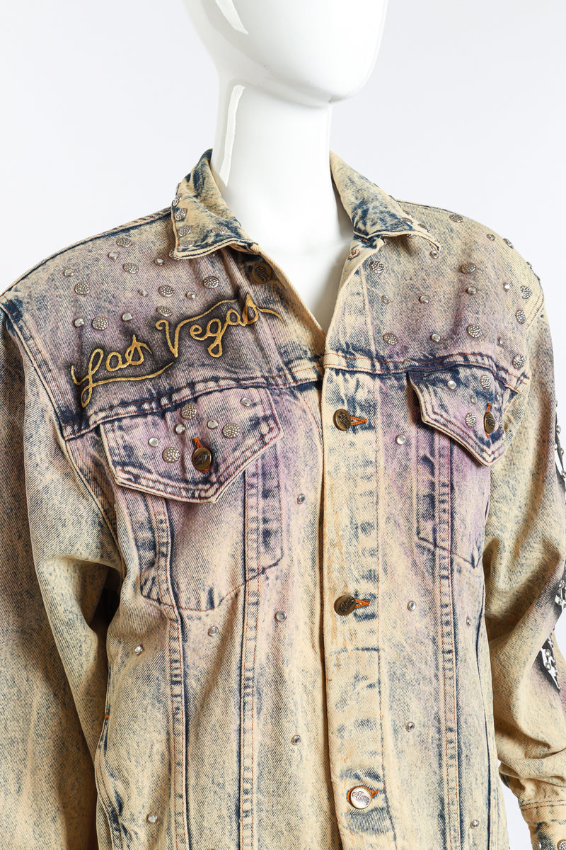 Vintage Tony Alamo Las Vegas Strip Jacket front on mannequin closeup @recessla