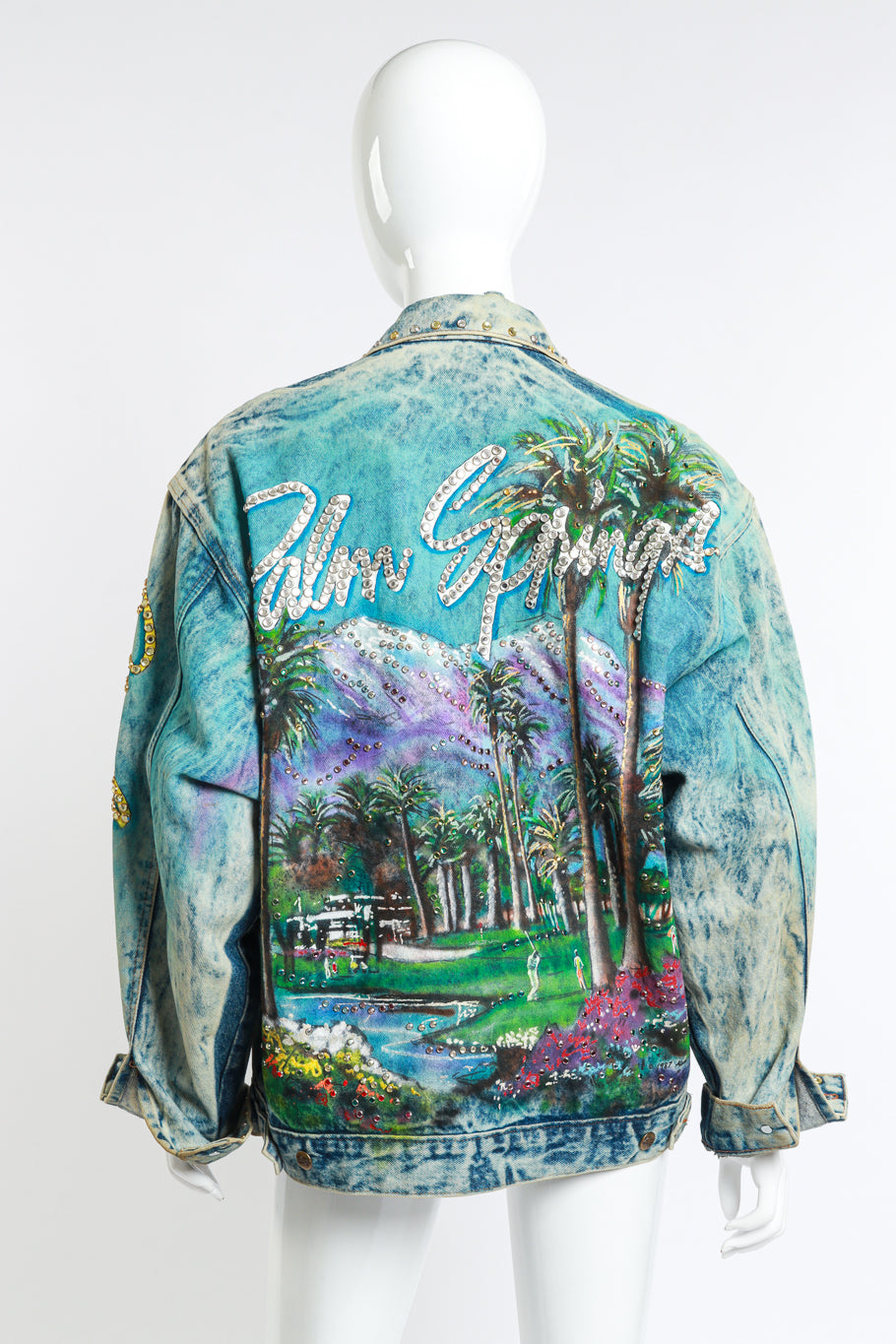 Vintage Tony Alamo Palm Springs Jacket back on mannequin @recess la