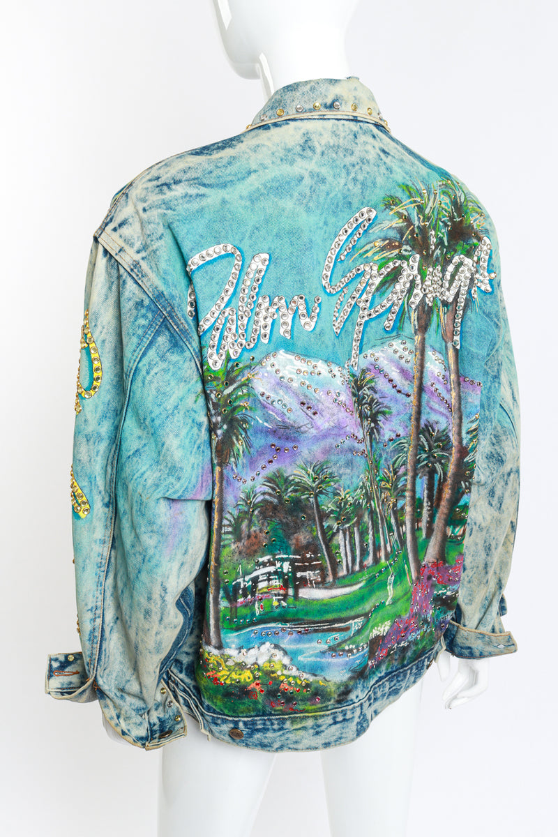 Vintage Tony Alamo Palm Springs Jacket back on mannequin closeup @recess la