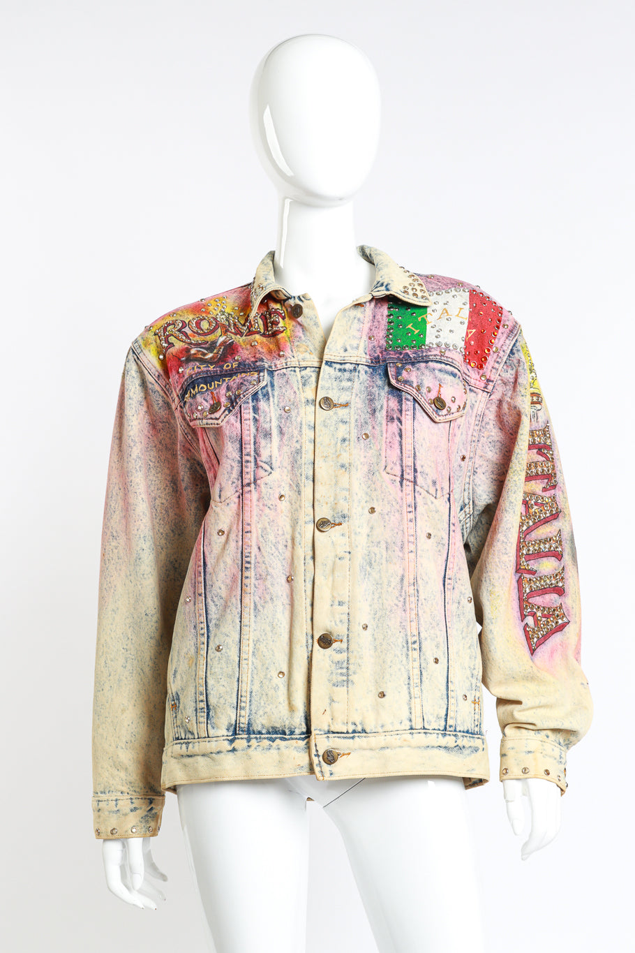 Vintage Tony Alamo Rome Jacket front on mannequin @recess la