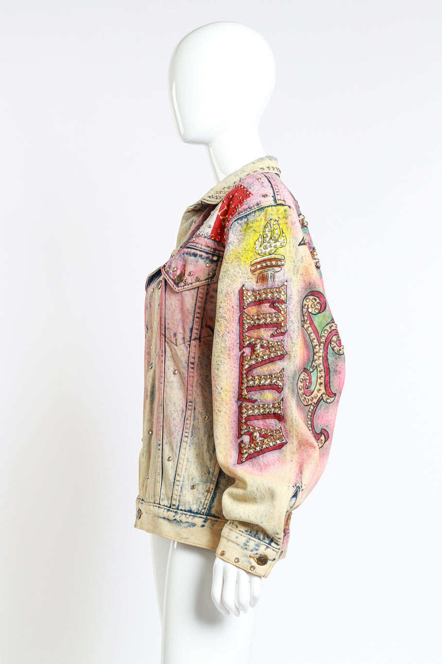 Vintage Tony Alamo Rome Jacket side on mannequin @recess la