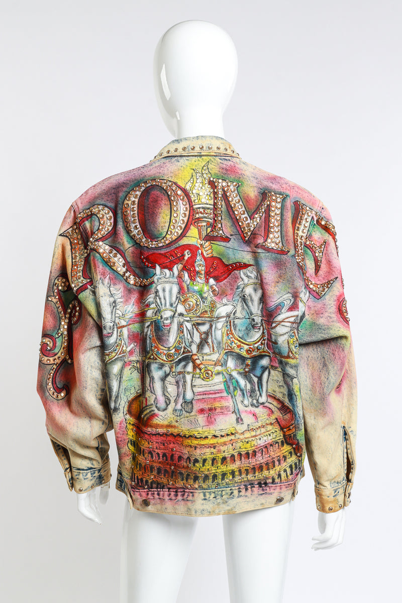 Vintage Tony Alamo Rome Jacket back on mannequin @recess la