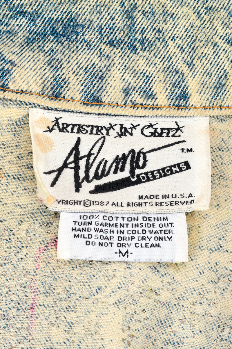 Vintage Tony Alamo Rome Jacket signature label @recess la