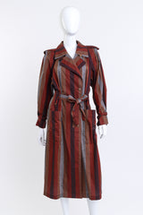 Ted Lapidus Striped Trench Coat @RECESS LA