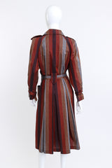 Ted Lapidus Striped Trench Coat back @RECESS LA