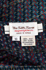 The Silk Farm Ditsy Dot Handkerchief Dress label @RECESS LA