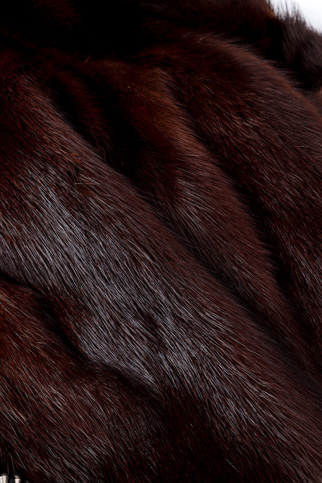 The Royal Fur Co Classique Mink Fur Coat detail @RECESS LA