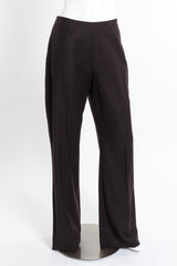 Vintage Thierry Mugler Sculpted Pantsuit pant front on mannequin @recessla