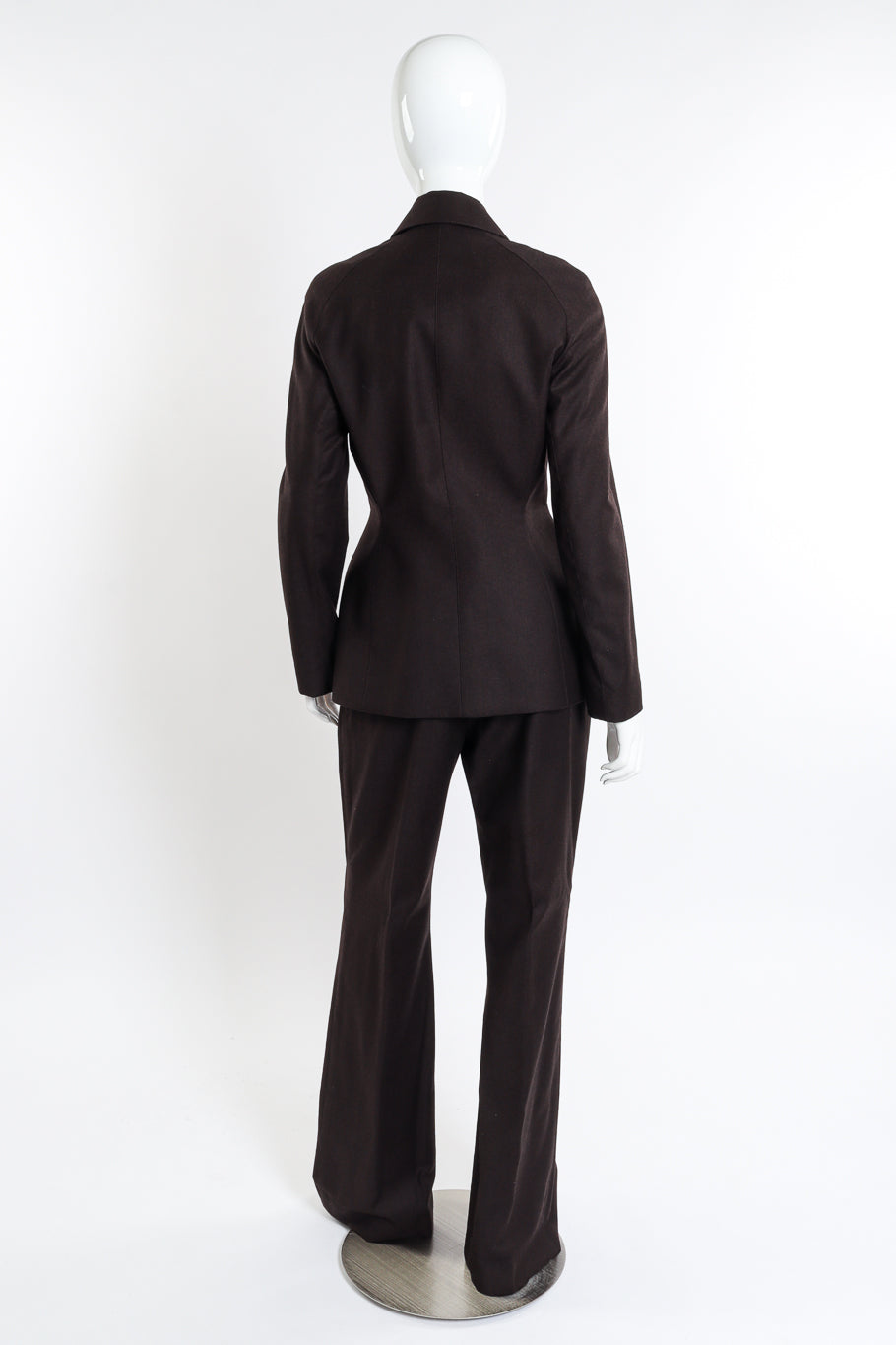 Vintage Thierry Mugler Sculpted Pantsuit back on mannequin @recessla