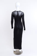 Embellished Knit Gown by Thierry Mugler on mannequin back @recess LA